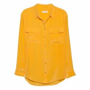 Equipment Yellow Silk Button-Down (Never Worn)